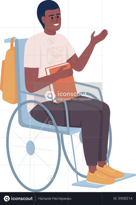 Student with disability  Illustration