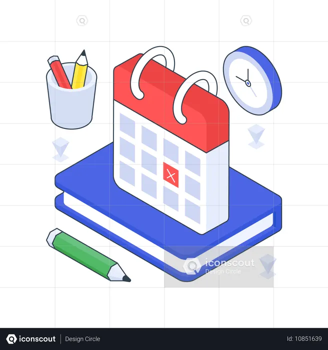 Study Schedule  Illustration