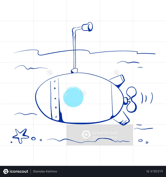 Submarine  Illustration