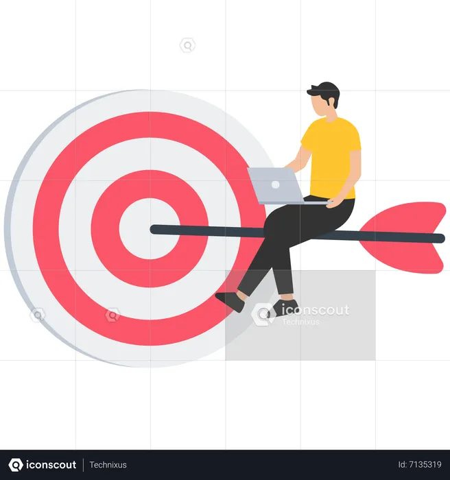 Successful business strategy  Illustration