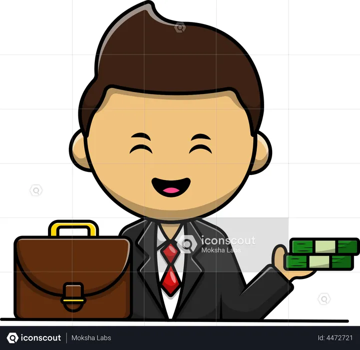 Successful Businessman  Illustration