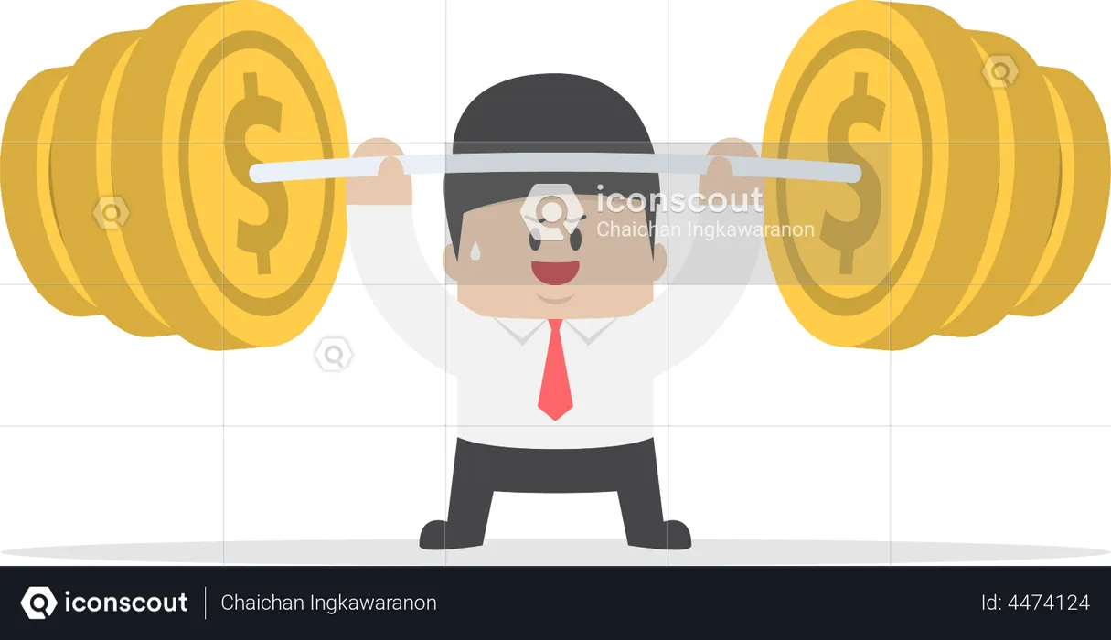 Successful Businessman  Illustration