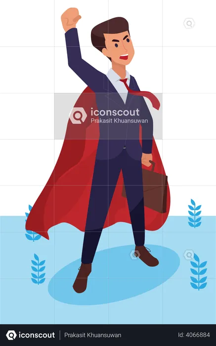 Successful businessman  Illustration