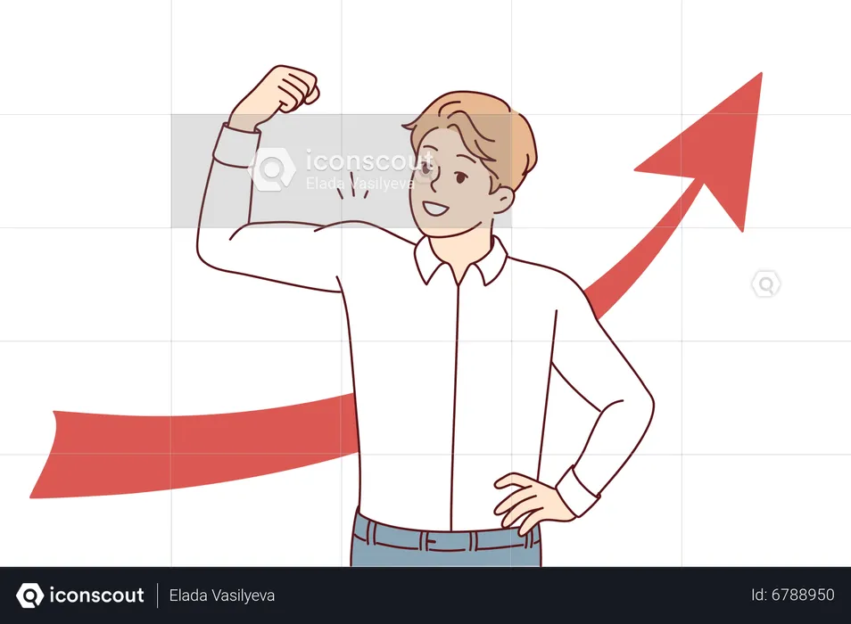 Successful businessman  Illustration