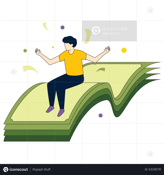 Successful Businessman  Illustration