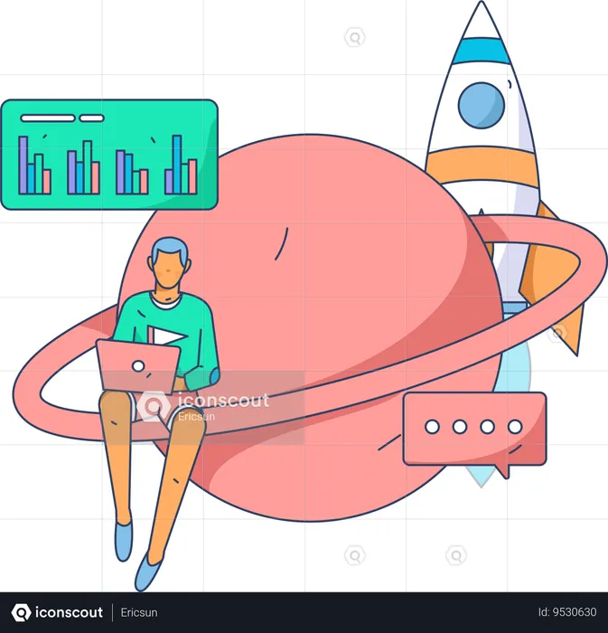 Successful Launch Of Business Product Illustration - Free Download ...