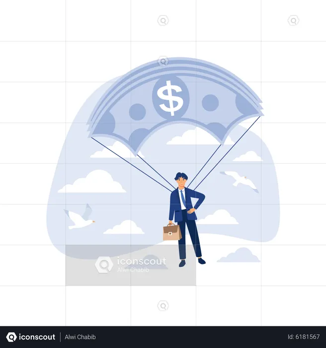 Successful man  Illustration