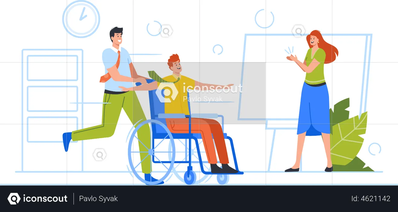 Successful Team Project  Illustration