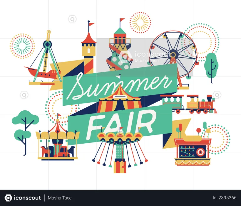 Summer Fair  Illustration
