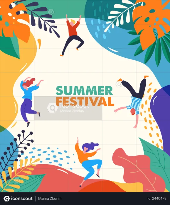 Summer festival  Illustration