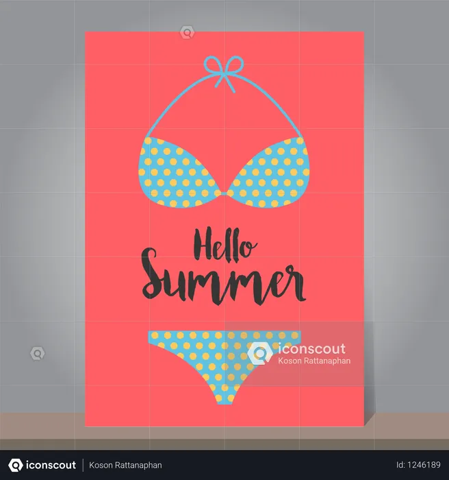 Summer Sale Banner  Illustration