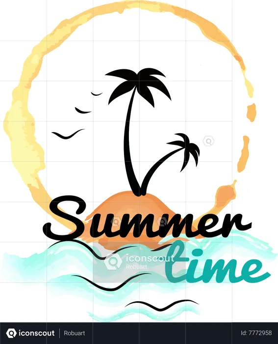 Summer time  Illustration