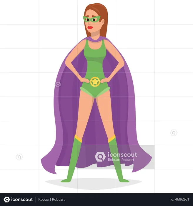 Super Girl  Illustration