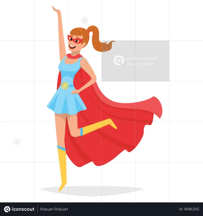 Super girl  Illustration