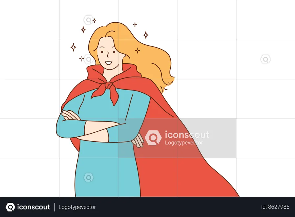 Super woman  Illustration