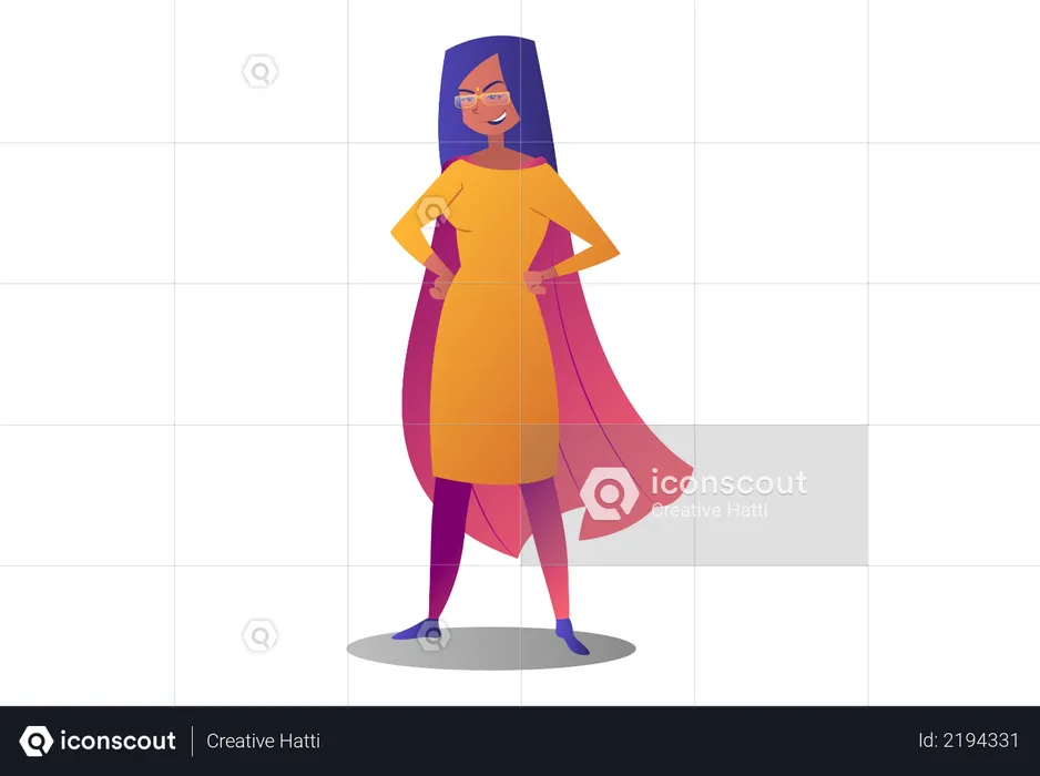 Super woman  Illustration