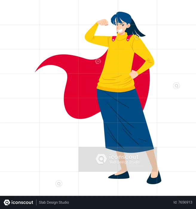 Super Woman  Illustration