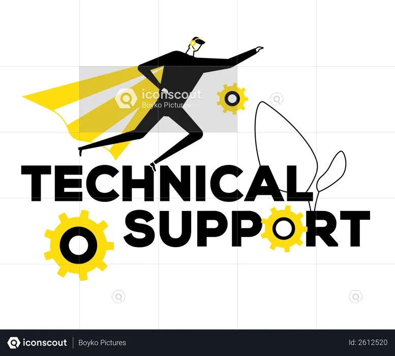 Suporte técnico  Ilustração