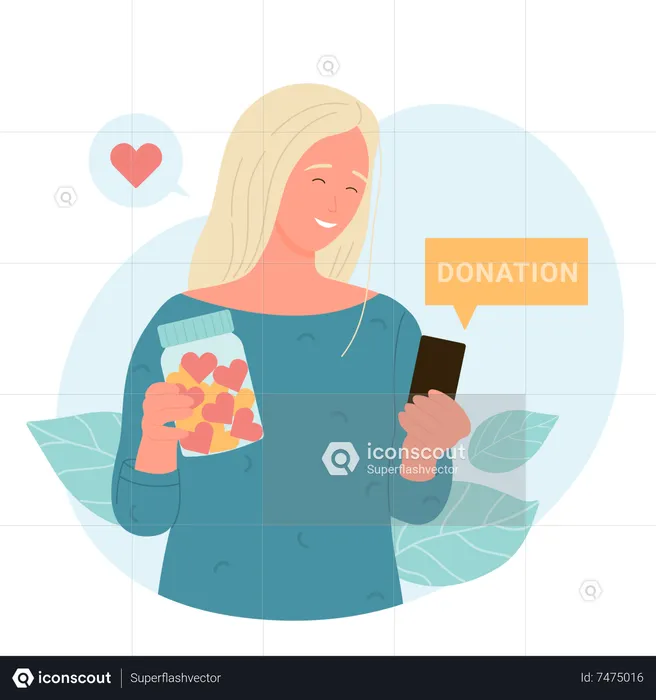 Support Charity  Illustration