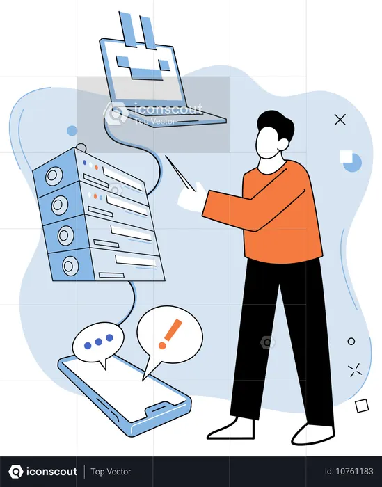 Supportive managers provide aid and help to their team members in their daily tasks  Illustration