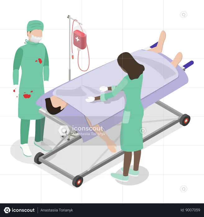 Surgical operation  Illustration