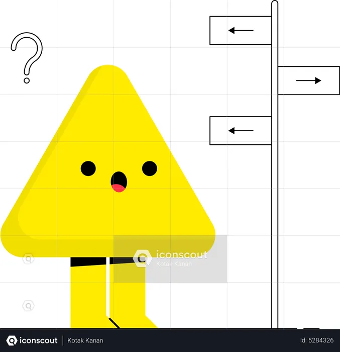 Surprised personality Emoji Illustration