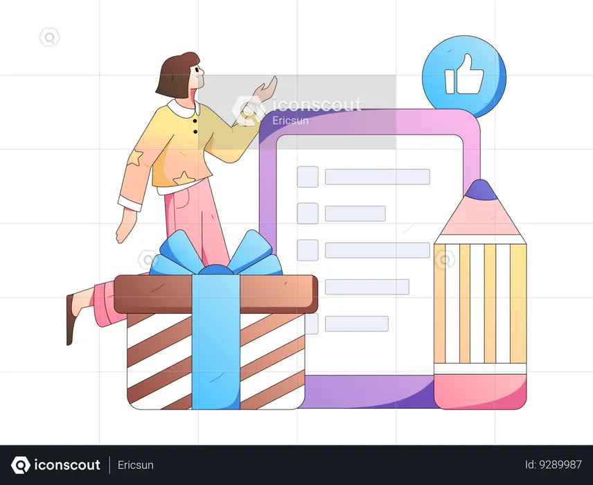 Survey form assessment  Illustration