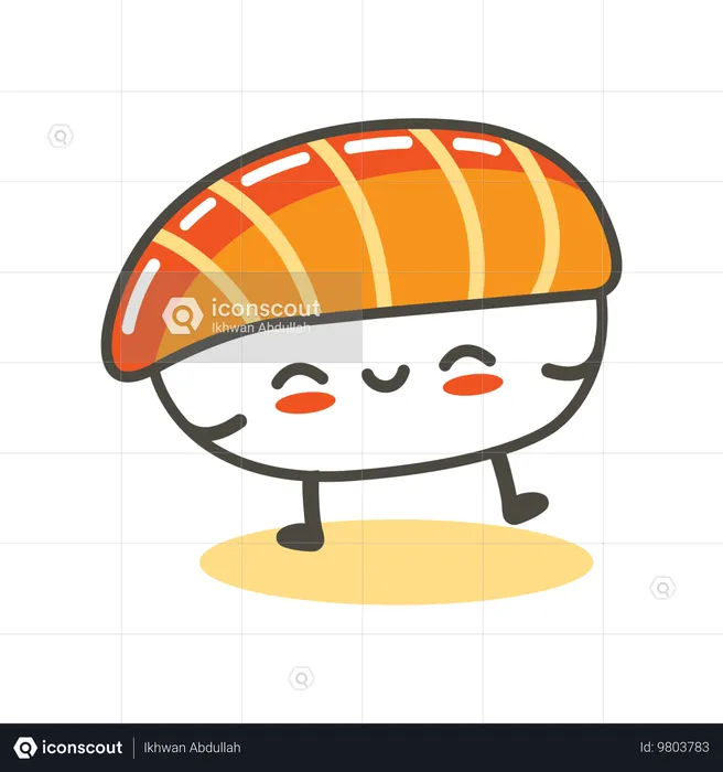 Süßes Sushi  Illustration