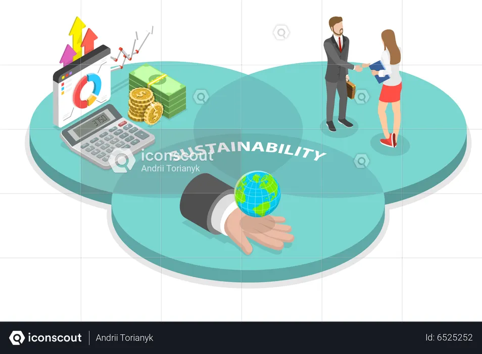 Sustainability Science and Economic Growth  Illustration
