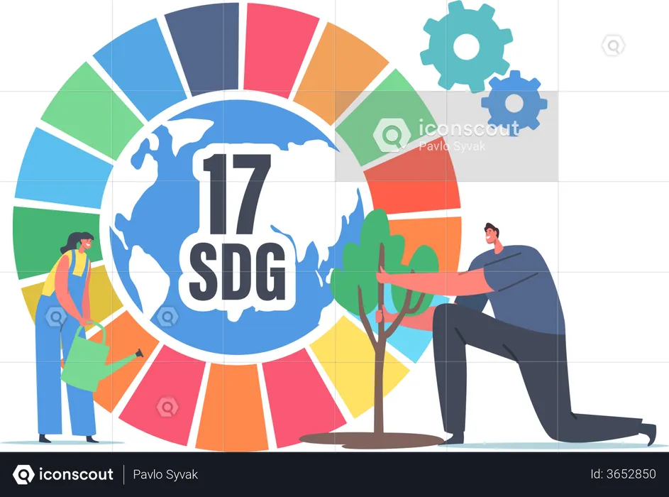 Sustainable Development Goals  Illustration