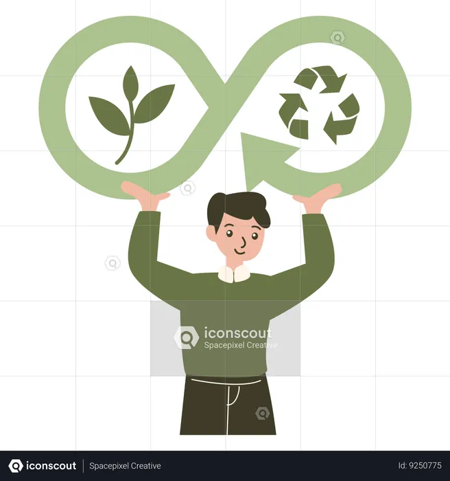 Sustainable Economy  Illustration
