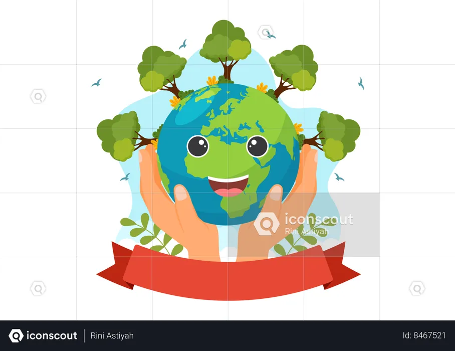 Sustainable Forest Management  Illustration