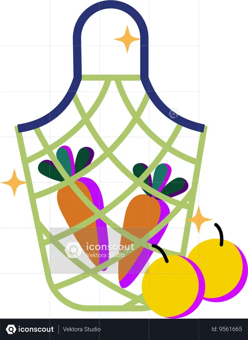 Sustainable Shopping Habits  Illustration