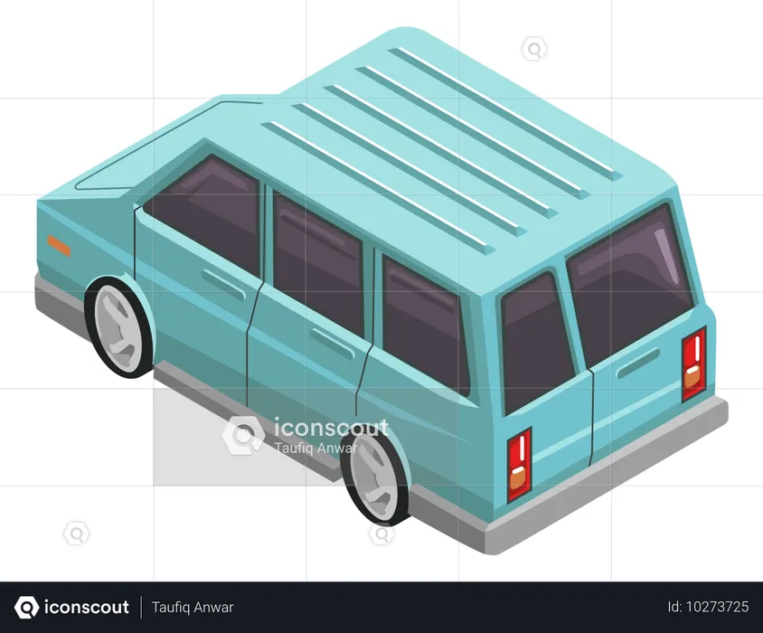 SUV Car  Illustration