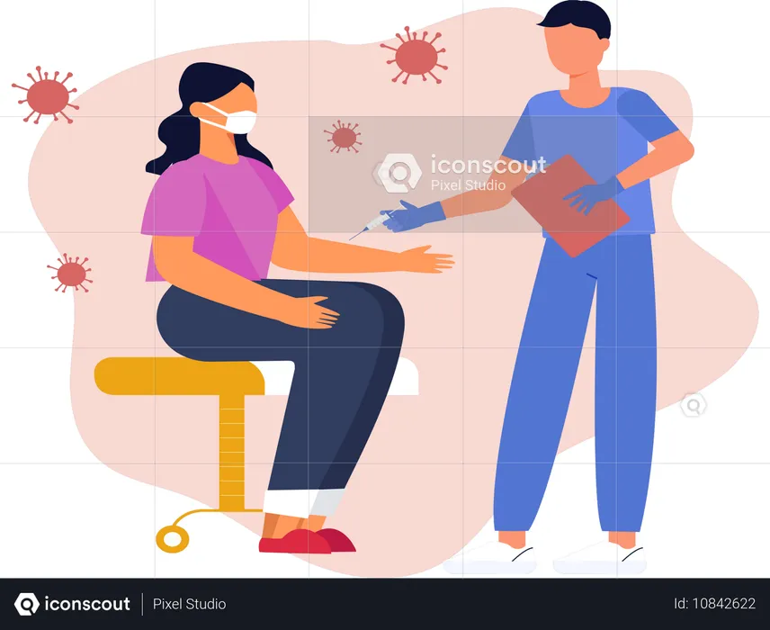 Swab Test  Illustration