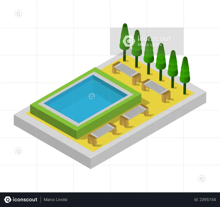 Swimming pool  Illustration