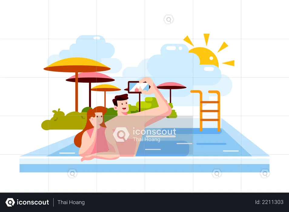 Swimming Pool  Illustration