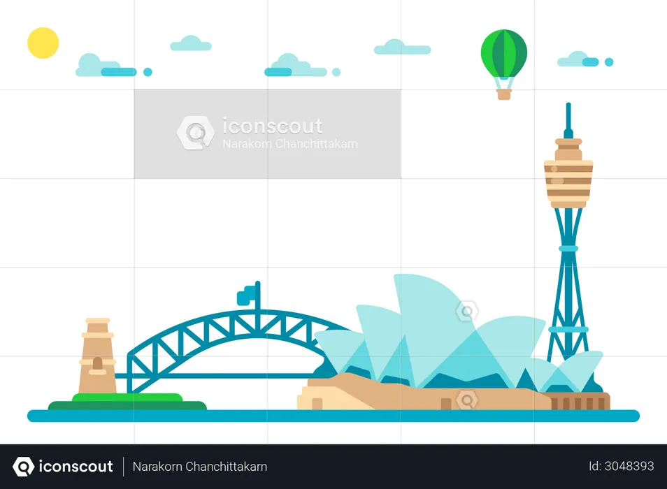 Sydney  Illustration