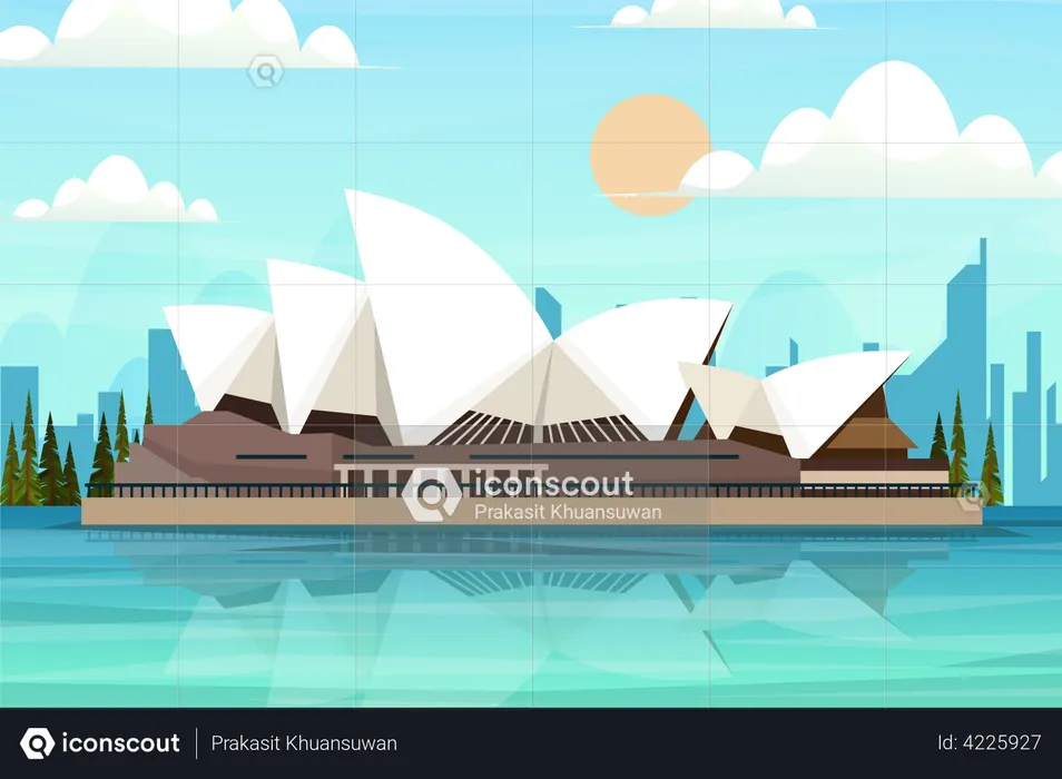 Sydney opera house  Illustration
