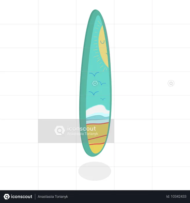 Tablas de surf  Ilustración