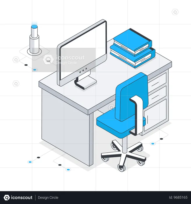 Table d'ordinateur  Illustration