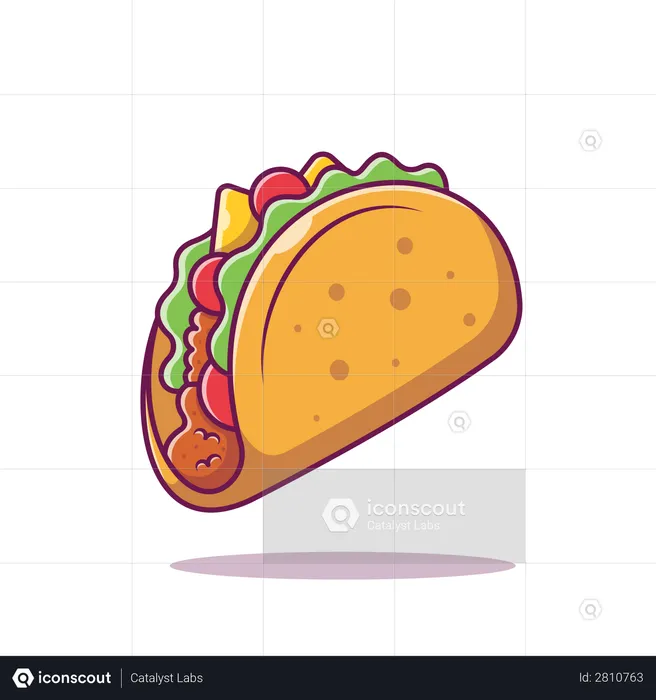 Taco  Illustration