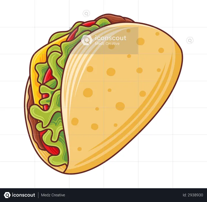 Taco  Illustration