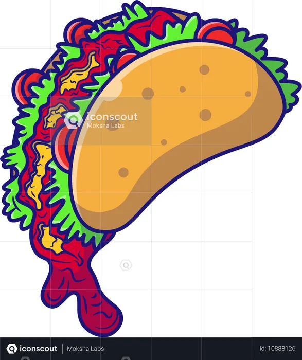 Taco  Illustration