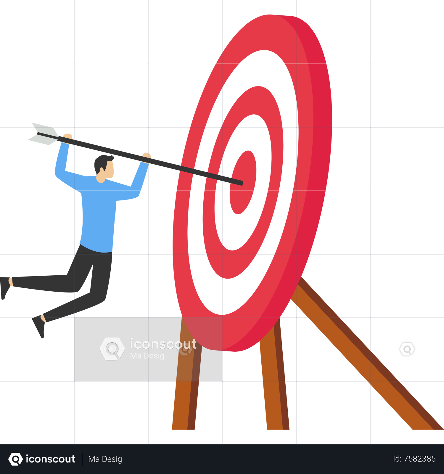 Best Target Achieved Illustration Download In PNG & Vector Format