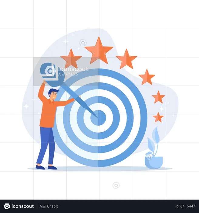 Targeted marketing  Illustration