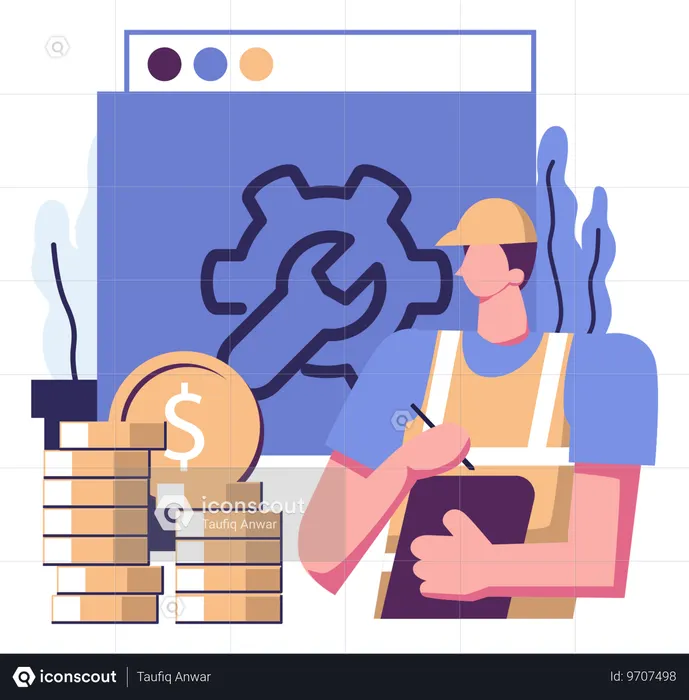 Tarifas de mantenimiento de cuenta  Ilustración