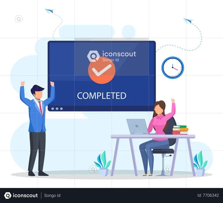 Task Accomplishment  Illustration