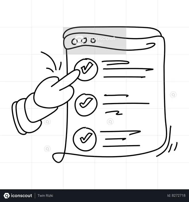 Task Checklist  Illustration