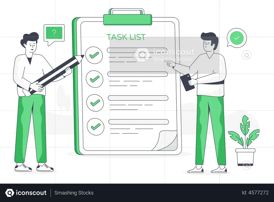 Task List  Illustration